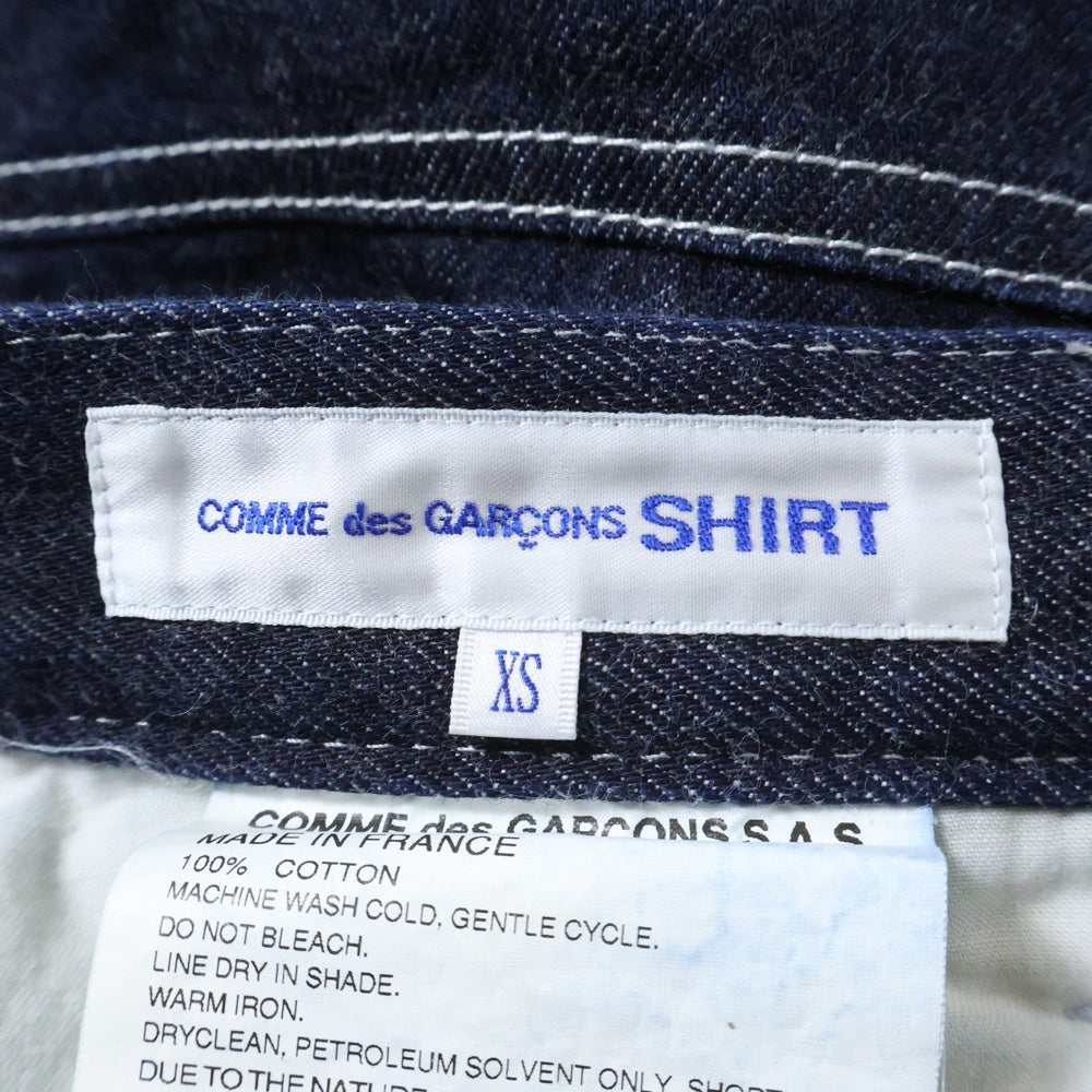COMME des GARCONS SHIRT(コムデギャルソンシャツ) 18SS ジップフライ デニムパンツ インディゴ S26144