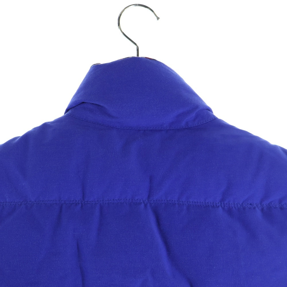 COMME des GARCONS HOMME(コムデギャルソンオム) 11AW 裏地チェック ダウンベスト ブルー HH-V009