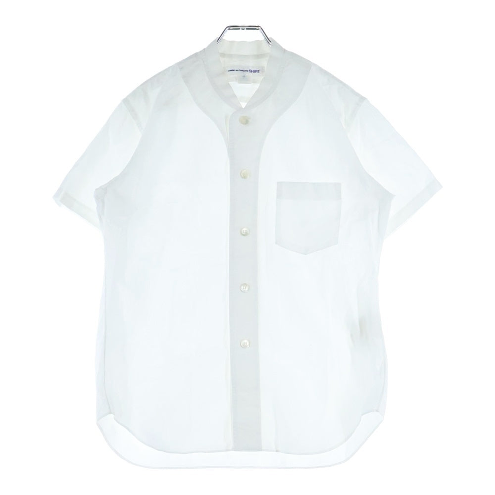 COMME des GARCONS SHIRT(コムデギャルソンシャツ) 13SS コットン 半袖シャツ ホワイト S21075