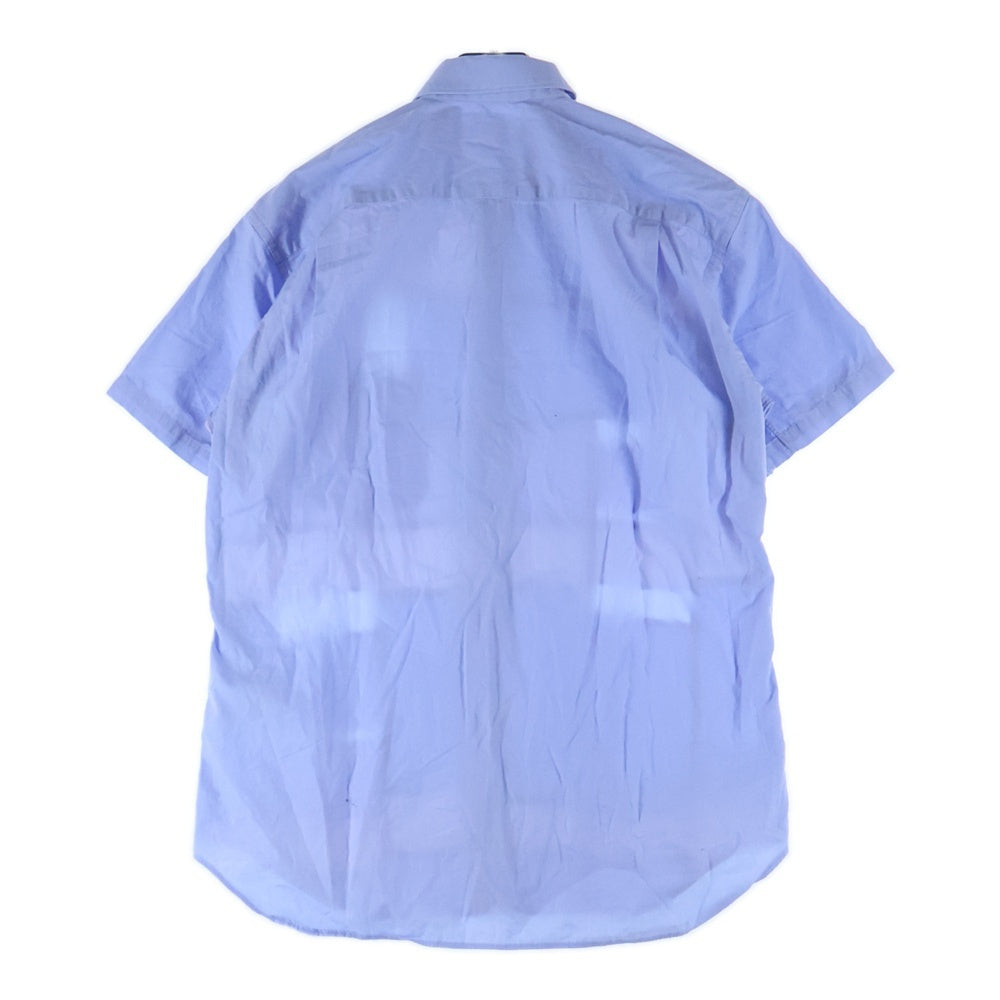 COMME des GARCONS SHIRT(コムデギャルソンシャツ) 16SS パッチワーク 半袖シャツ ブルー S24044