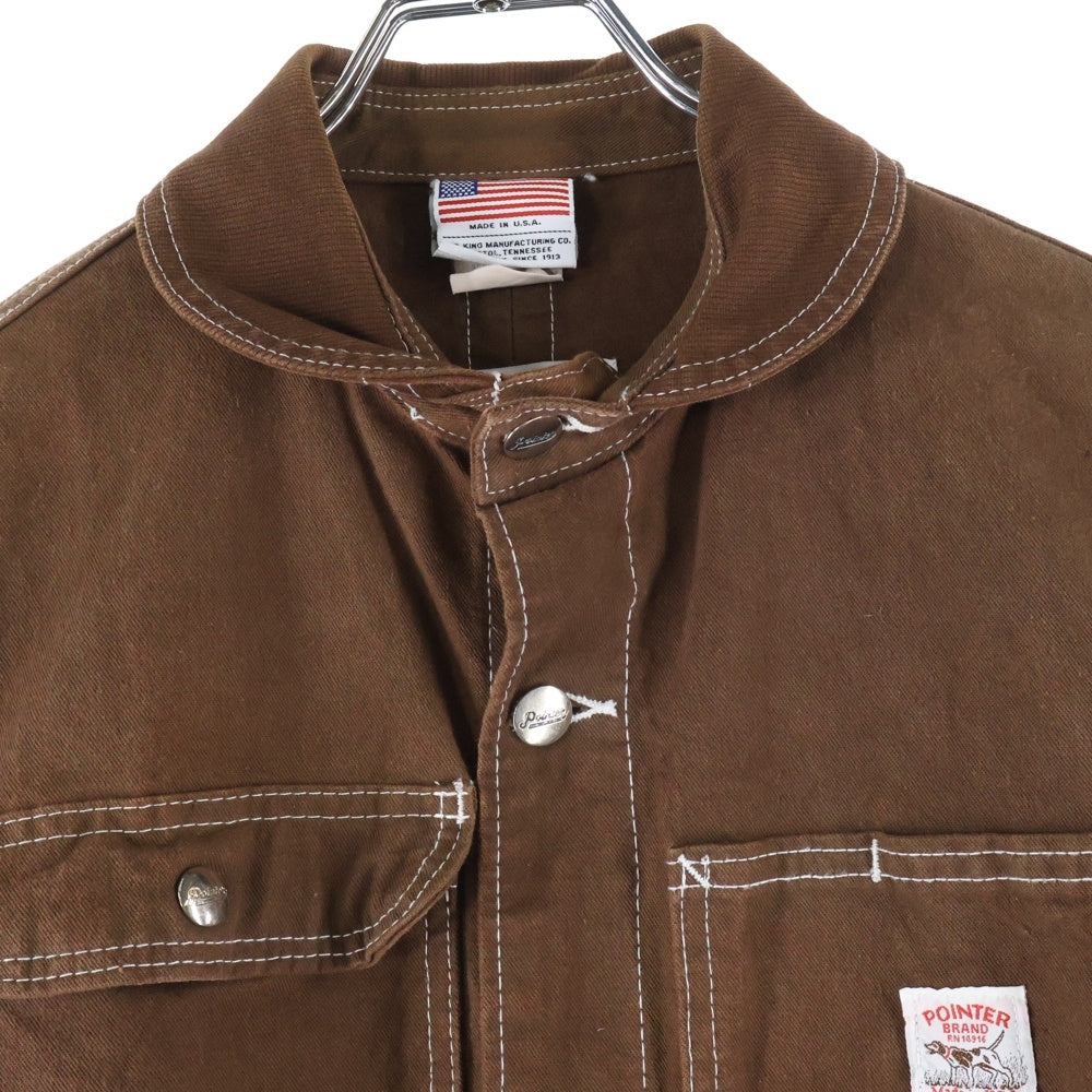eYe COMME des GARCONS JUNYA WATANABE MAN(アイ コム デ ギャルソン ジュンヤ ワタナベ マン) ×POINTER ポインター コラボ カバーオール 再構築 ブラウン WK-J903