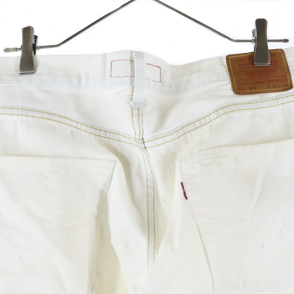 JUNYA WATANABE COMME des GARCONS(ジュンヤワタナベ コムデギャルソン) 11SS× Levi's リーバイス ジップフライ デニムパンツ ホワイト WG-P204