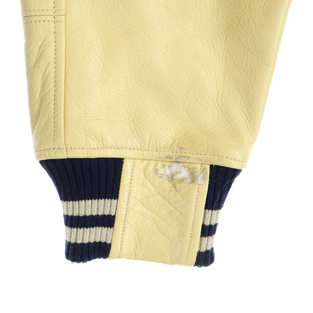 JUNYA WATANABE COMME des GARCONS(ジュンヤワタナベ コムデギャルソン) 21AW 袖レザーフロントニット スタジャン マルチ WH-J014