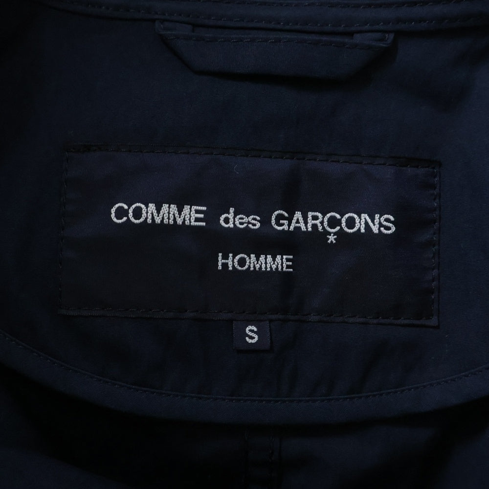 COMME des GARCONS HOMME(コムデギャルソンオム) 20AW 綿ナイロン ウェザー フーデッドコート ネイビー HF-C001
