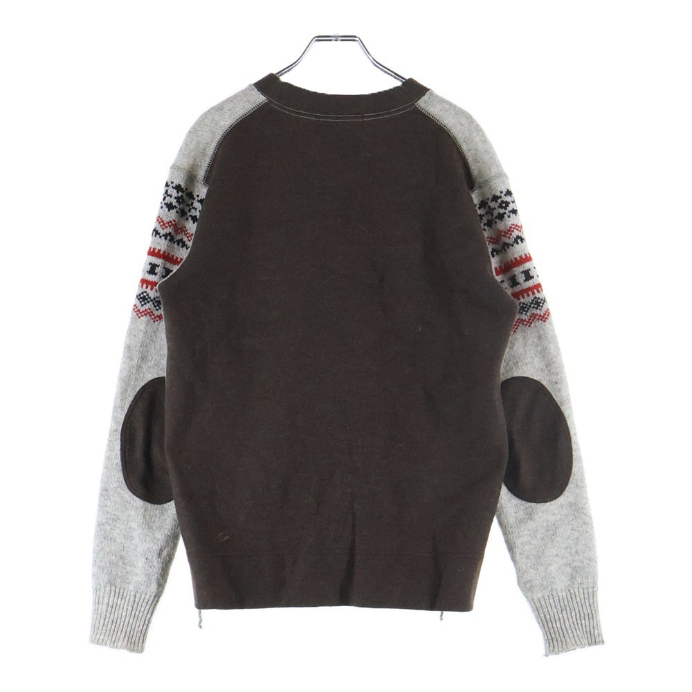 COMME des GARCONS HOMME(コムデギャルソンオム) 14AW×gim ジム ニットカーディガン グレー HN-T031