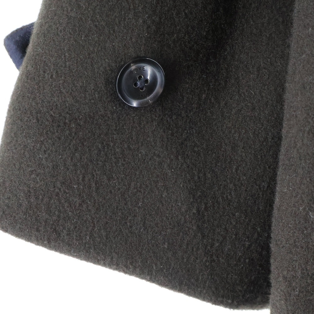 YOKE(ヨーク) 25AW Melton Big Balmaccan Coat メルトンビッグバルマカーンコート チャコールブラウン YK25FW01033C