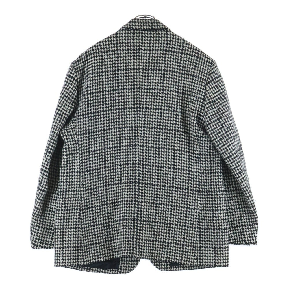 RAF SIMONS(ラフシモンズ) 18AW Big fit blazer ビッグフィットブレザージャケット ハウンドトゥースチェック 千鳥格子 ブラック/ホワイト 182-517