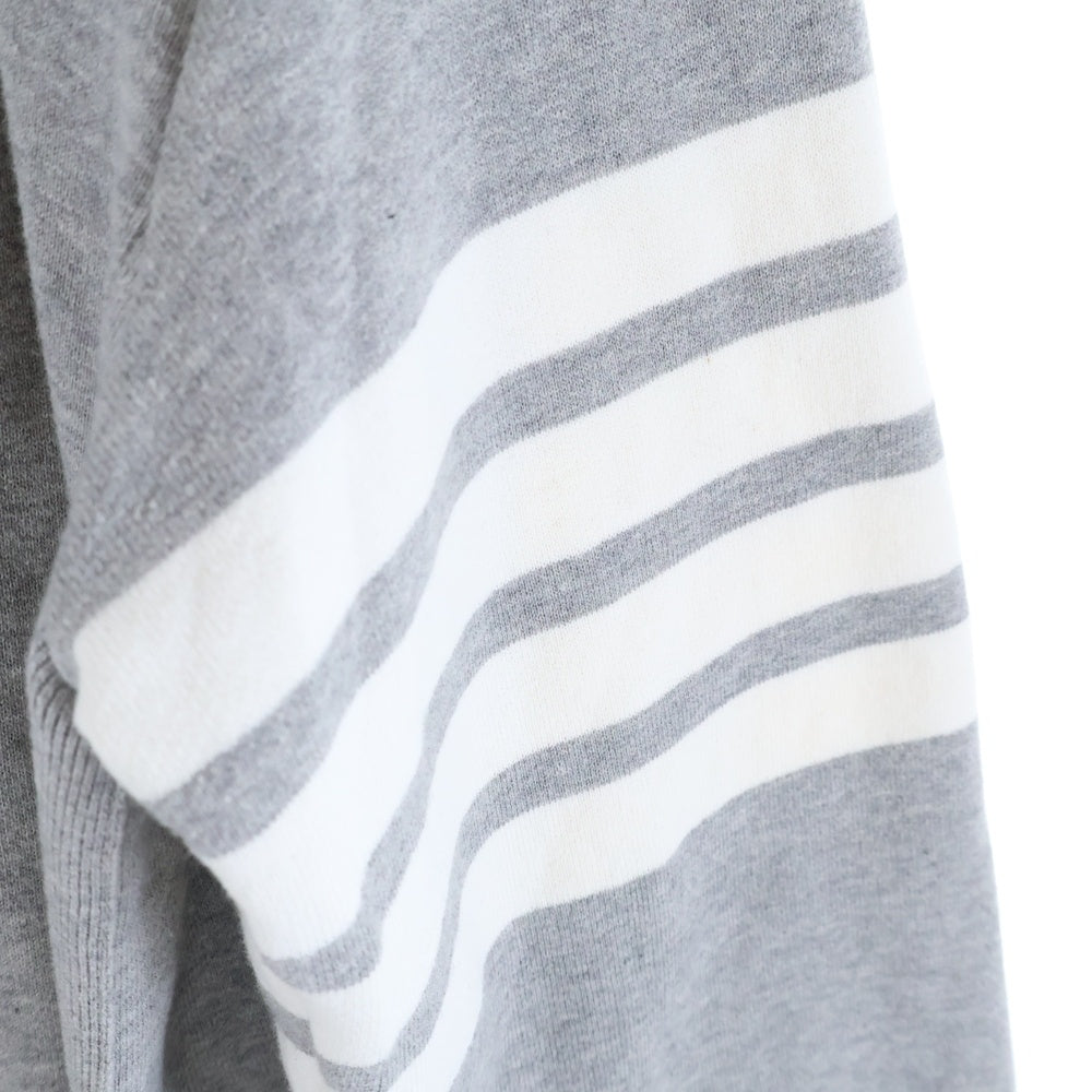 THOM BROWNE(トムブラウン) 4Bar Classic Sweatshirt クルーネックスウェットトレーナー グレー MJT021H