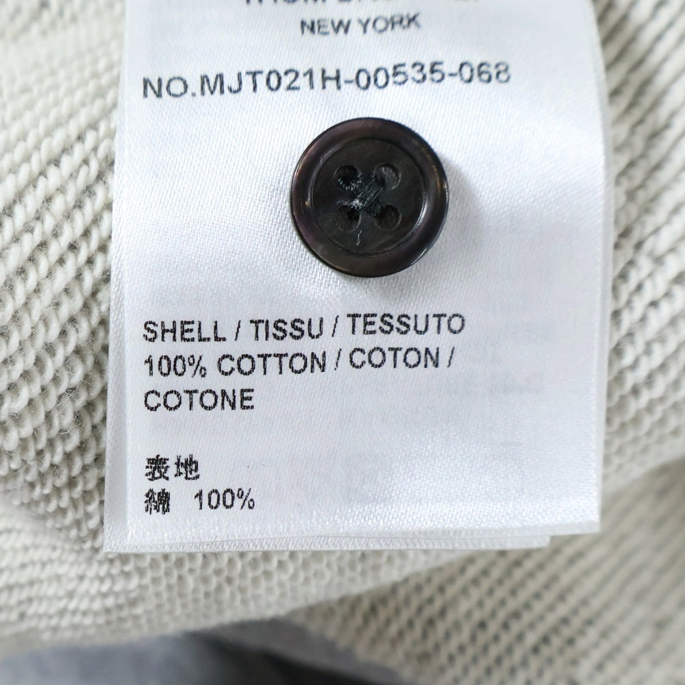 THOM BROWNE(トムブラウン) 4Bar Classic Sweatshirt クルーネックスウェットトレーナー グレー MJT021H