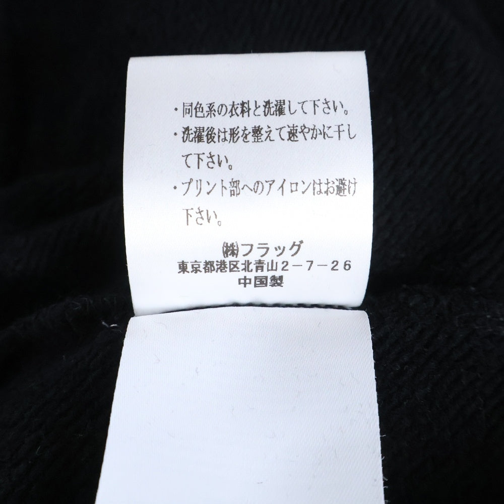 MALBON GOLF(マルボン ゴルフ) SANTA CRUZ SWEATSHIRT ゴルフウェア スウェット トレーナー ブラック/レッド M-9518