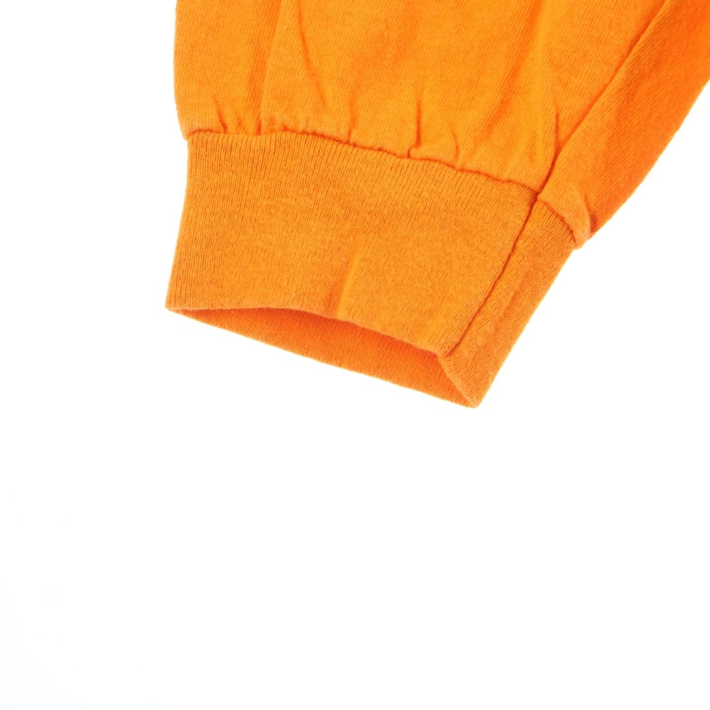 GALLERY DEPT.(ギャラリーデプト) FRENCH COLLECTOR L/S TEE バック プリント 長袖Tシャツ ロングスリーブ オレンジ