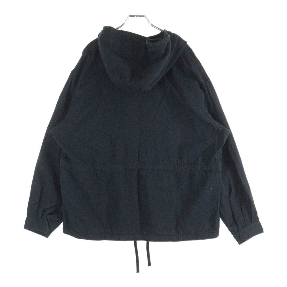 WTAPS(ダブルタップス) 25AW CHAMBER / LS / COTTON. TWILL プルオーバーシャツ パーカー ブラック 252WVDT-SHM04