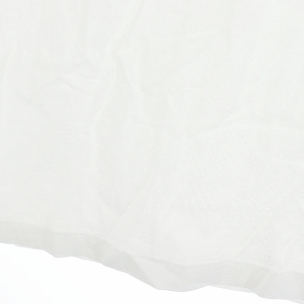 KENZO(ケンゾー) 24SS Varsity Jungle FD65TS0024SO バーシティージャングル デザイン 半袖Tシャツ カットソー ホワイト