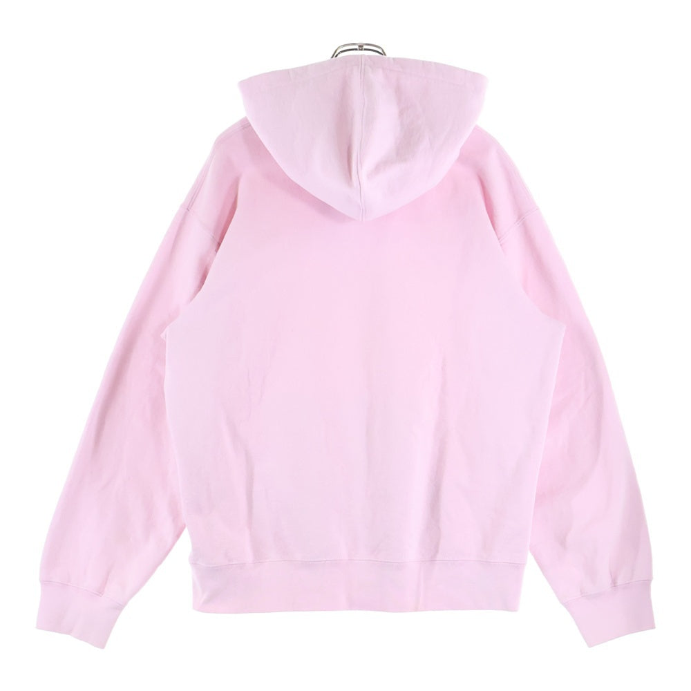 SUPREME(シュプリーム) 22SS ×BURBERRY Box Logo Hooded Sweatshirt ×バーバリー ボックスロゴフーディ プルオーバーパーカー ピンク