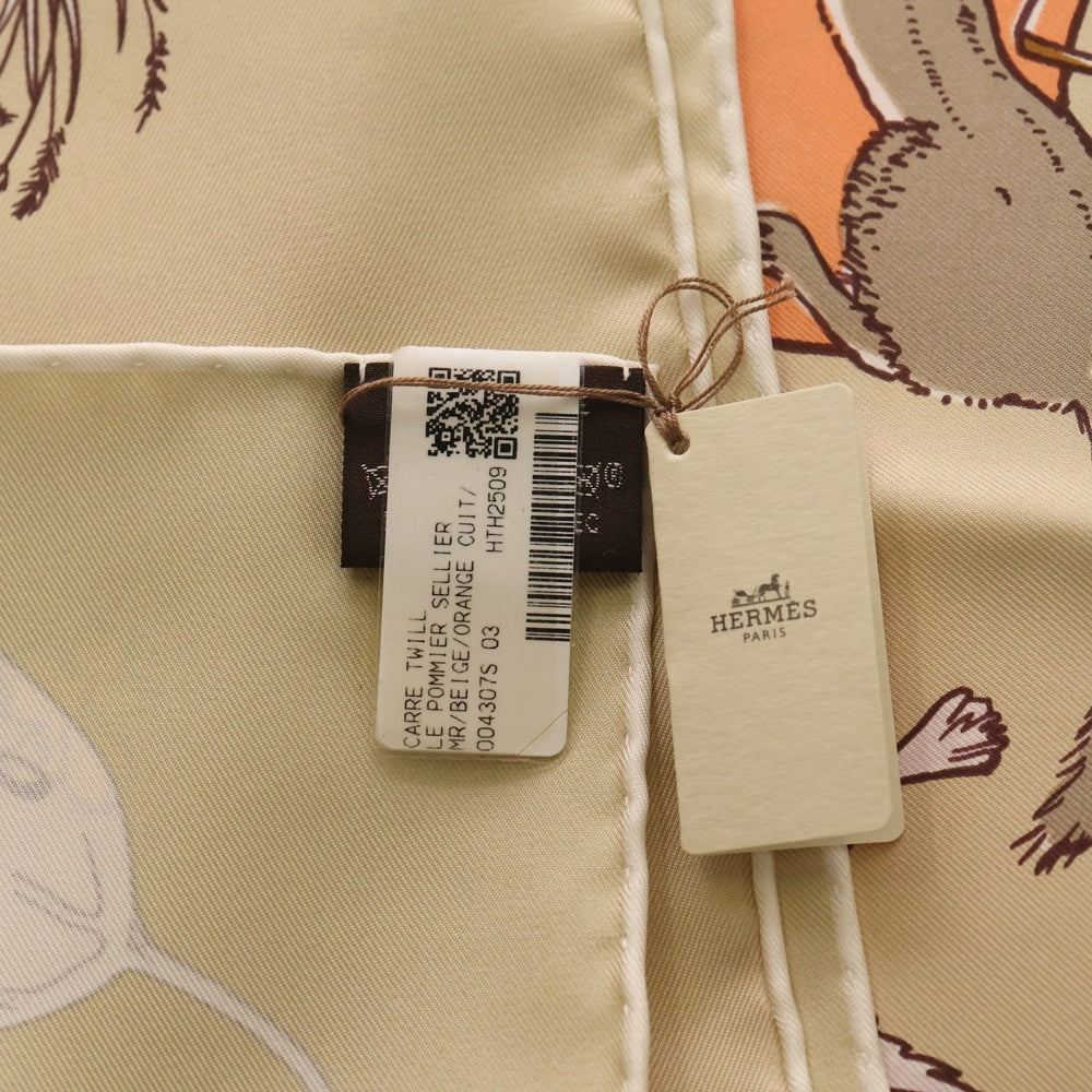 HERMES(エルメス) カレ90 スカーフ LE POMMIER SELLIER ル・ポミエ・セリエ レディース
