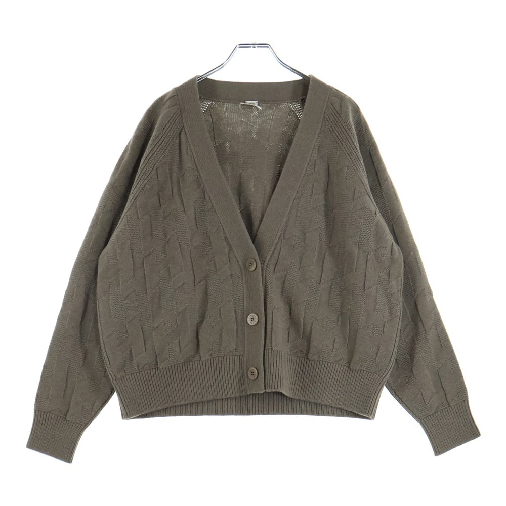 HERMES(エルメス) Hモチーフ コロゾボタン ニットカーディガン