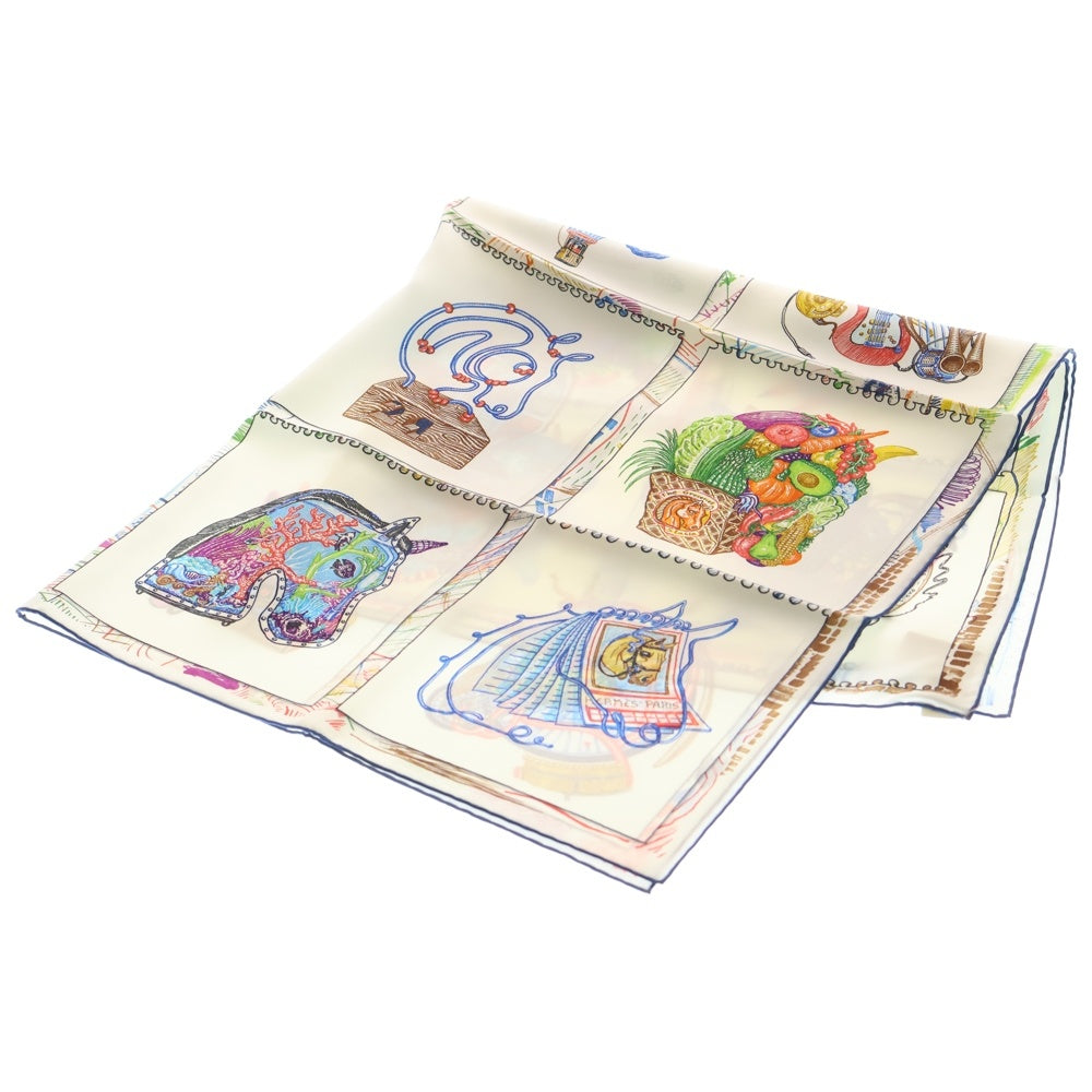 HERMES(エルメス) カレ90 スカーフ CHEVAL OSCOPE シルク マルチ レディース