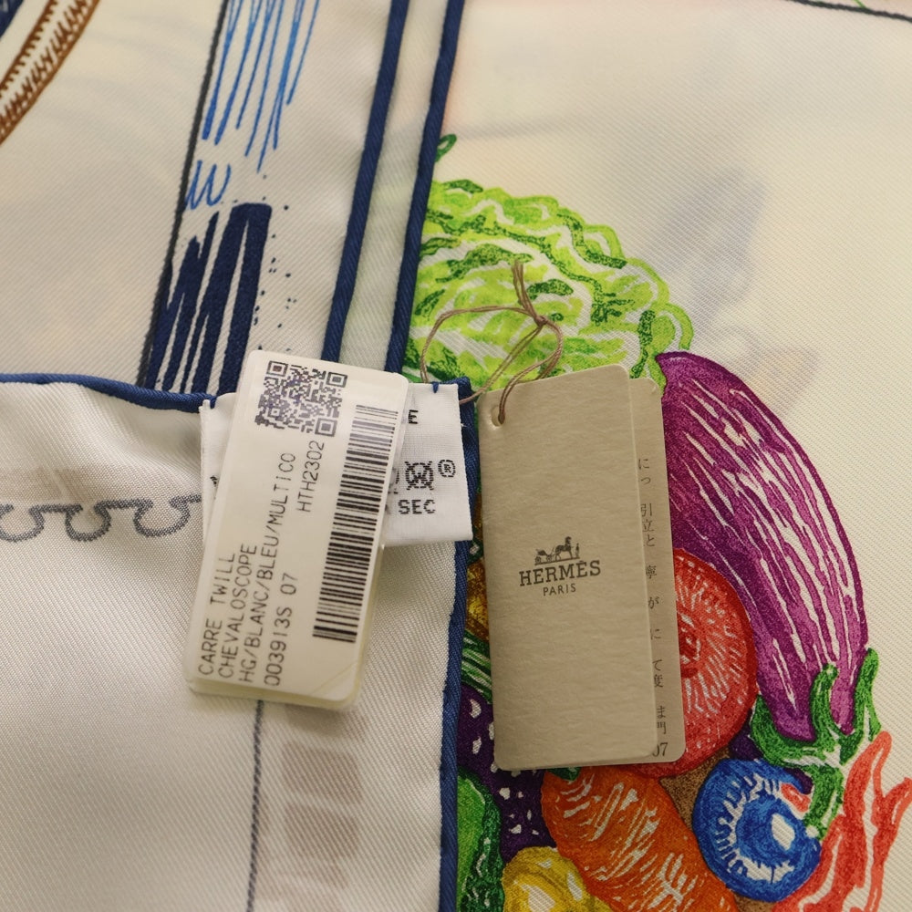 HERMES(エルメス) カレ90 スカーフ CHEVAL OSCOPE シルク マルチ レディース