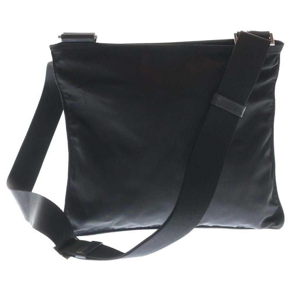 PRADA(プラダ) ショルダーバック サコッシュ 三角プレート ナイロン ブラック 1BH978