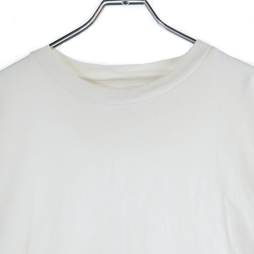 JIL SANDER +(ジルサンダープラス) ブランドロゴ刺繍 半袖Tシャツ カットソー ホワイト