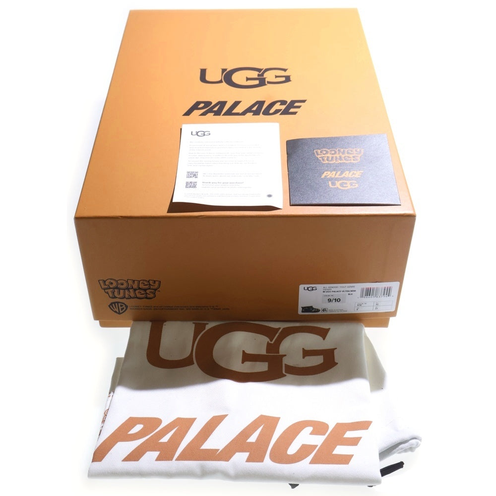UGG(アグ) ×PALACE ×Looney Tunes Ultra Mini 1181891 パレス ルーニーチューンズ ウルトラミニ ムートンブーツ ブラック US9/27cm