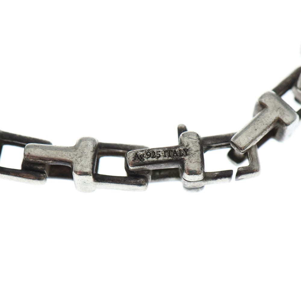 TIFFANY & Co.(ティファニー) T NARROW CHAIN Tナローチェーン ブレスレット シルバー レディース