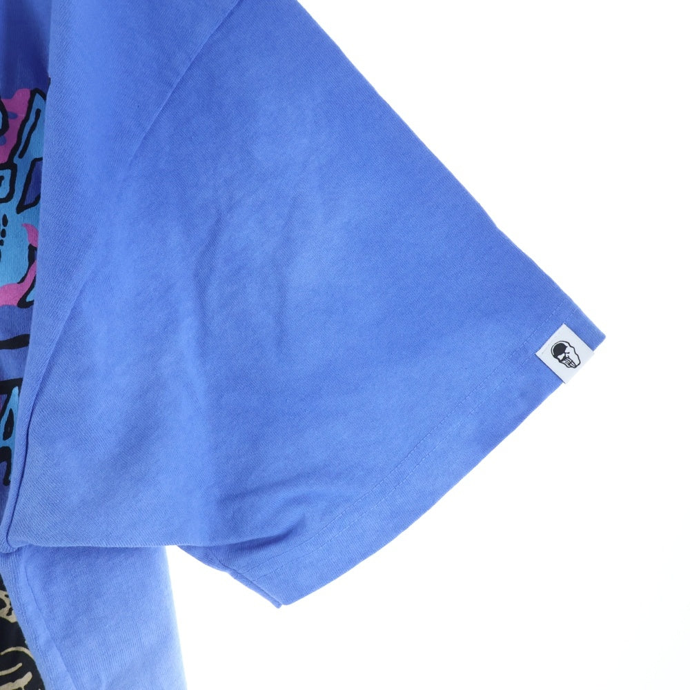 VINTAGE(ヴィンテージ) 【Warren Lotas】 Las Vegas Is A Mirage Tee ラスベガスイズアミラージュ 半袖Tシャツ カットソー ブルー/ピンク