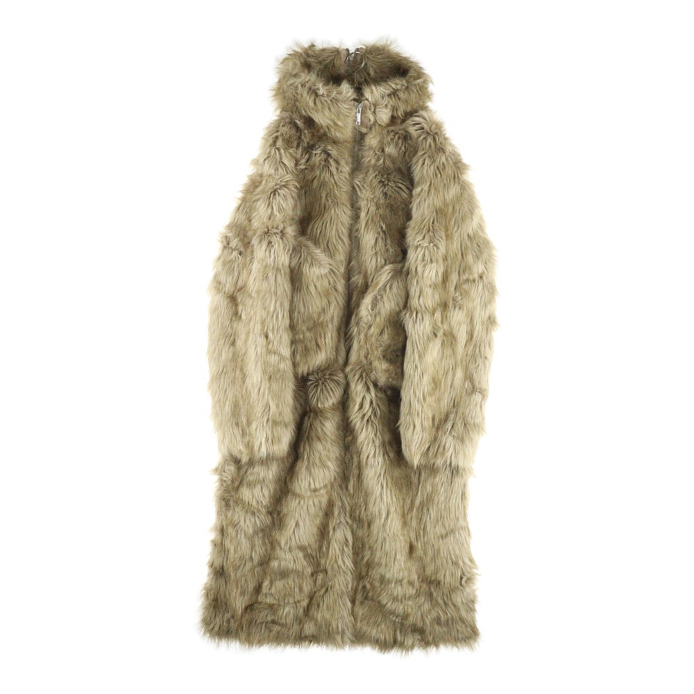 RACER WORLDWIDE(レーサーワールドワイド) Fur Coat ファーコート ブラウン