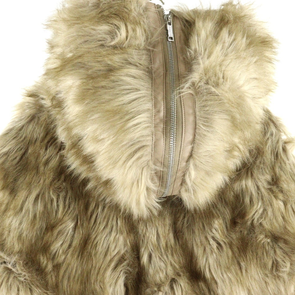 RACER WORLDWIDE(レーサーワールドワイド) Fur Coat ファーコート ブラウン