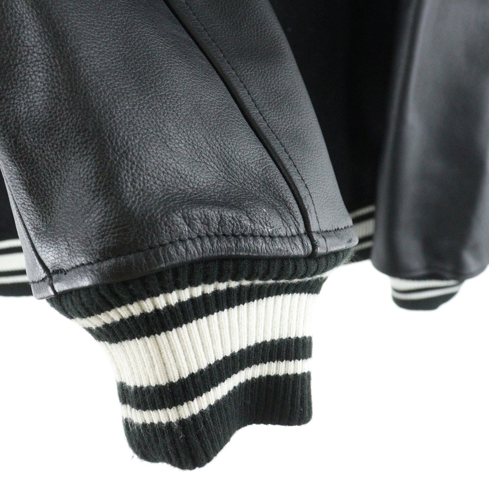 AVIREX(アヴィレックス) Signature Varsity Jacke 783-3952601 シグネチャー バーシティ ジャケット スタジャン ライトジャケット ブラック