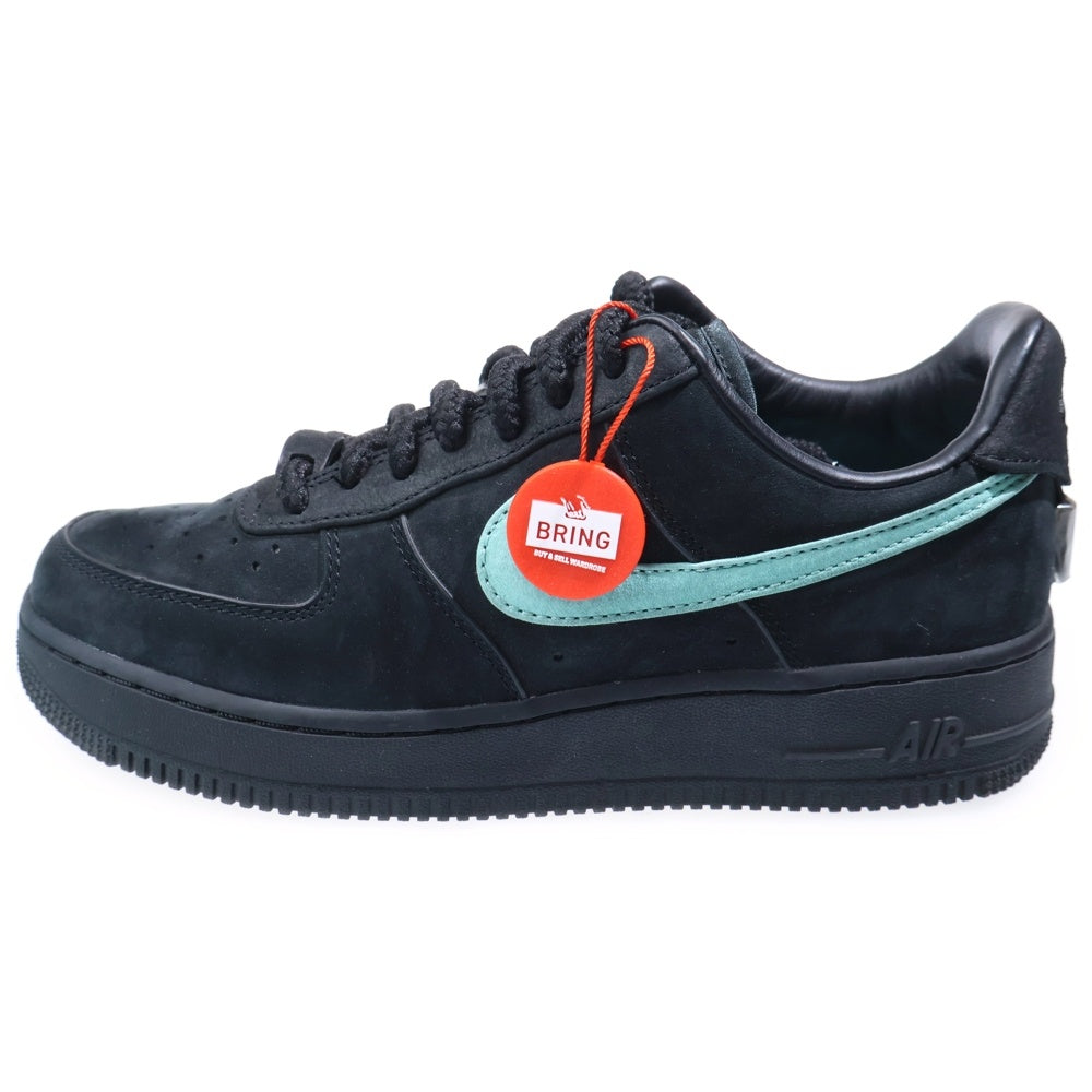 NIKE(ナイキ) ×TIFFANY&CO AIR FORCE 1 LOW 1837 BLACK DZ1382-001 ティファニー エアフォース1 ローカットスニーカー シューズ ブルー/ブラック US6.5/24.5cm