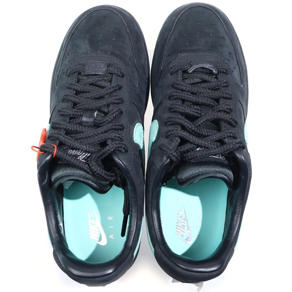 NIKE(ナイキ) ×TIFFANY&CO AIR FORCE 1 LOW 1837 BLACK DZ1382-001 ティファニー エアフォース1 ローカットスニーカー シューズ ブルー/ブラック US6.5/24.5cm
