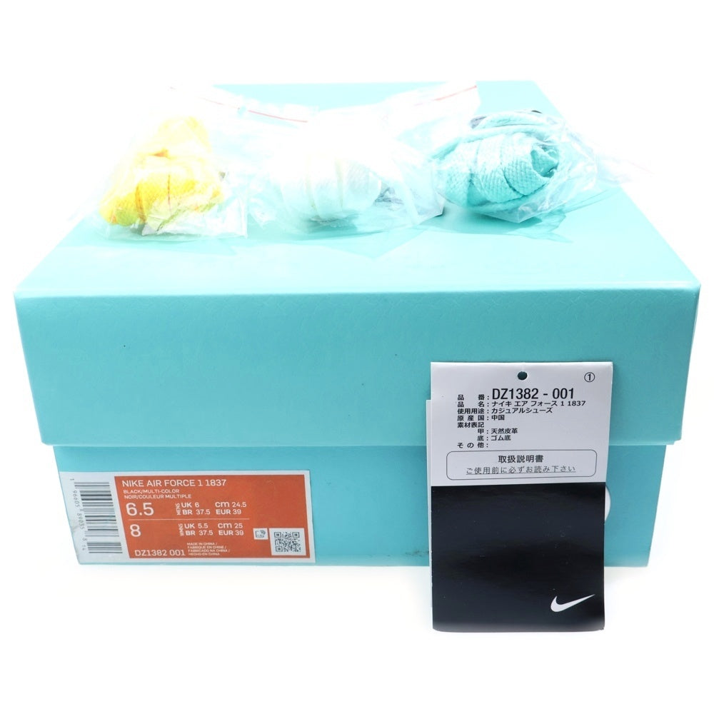 NIKE(ナイキ) ×TIFFANY&CO AIR FORCE 1 LOW 1837 BLACK DZ1382-001 ティファニー エアフォース1 ローカットスニーカー シューズ ブルー/ブラック US6.5/24.5cm