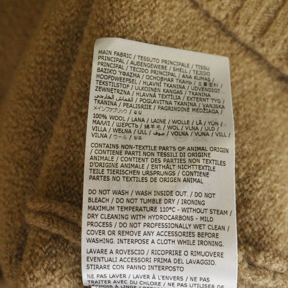 JIL SANDER(ジルサンダー) 22AW ダブルフェイスウールカーディガン ブラウン J21GP0058