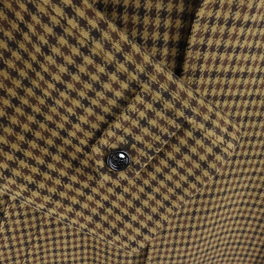 CELINE(セリーヌ) 21AW エディ期 千鳥格子 ウール チェスターコート ブラウン 2M279673K
