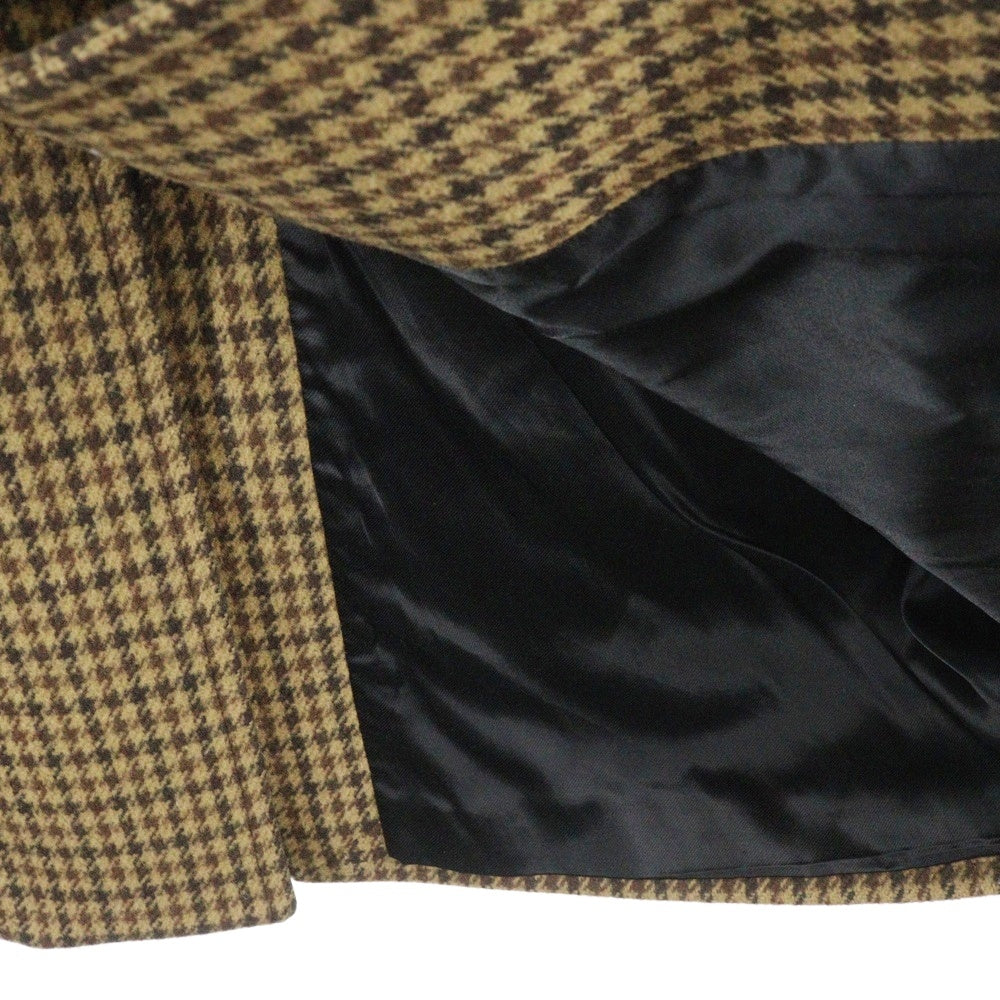 CELINE(セリーヌ) 21AW エディ期 千鳥格子 ウール チェスターコート ブラウン 2M279673K