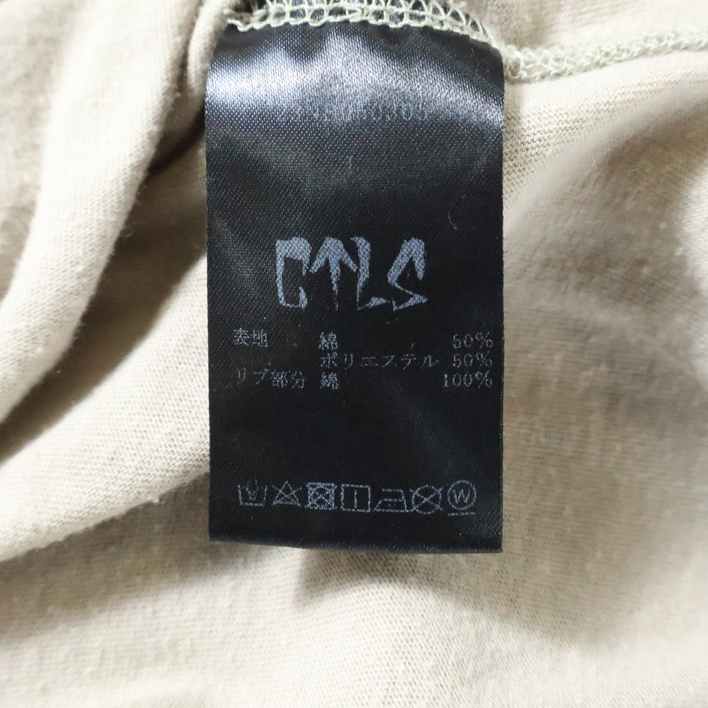 cvtvlist(カタリスト) Logo Tank Top バックロゴ タンクトップ ノースリーブシャツ ベージュ