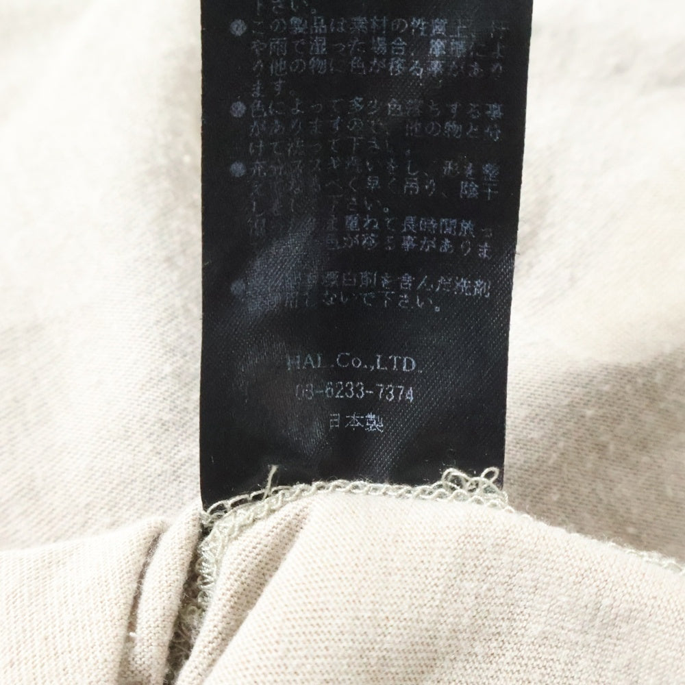 cvtvlist(カタリスト) Logo Tank Top バックロゴ タンクトップ ノースリーブシャツ ベージュ