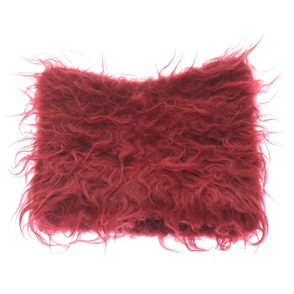 LAD MUSICIAN(ラッドミュージシャン) 25AW Shaggy Knit Devil Cap シャギーニットキャップ レッド 2225-023