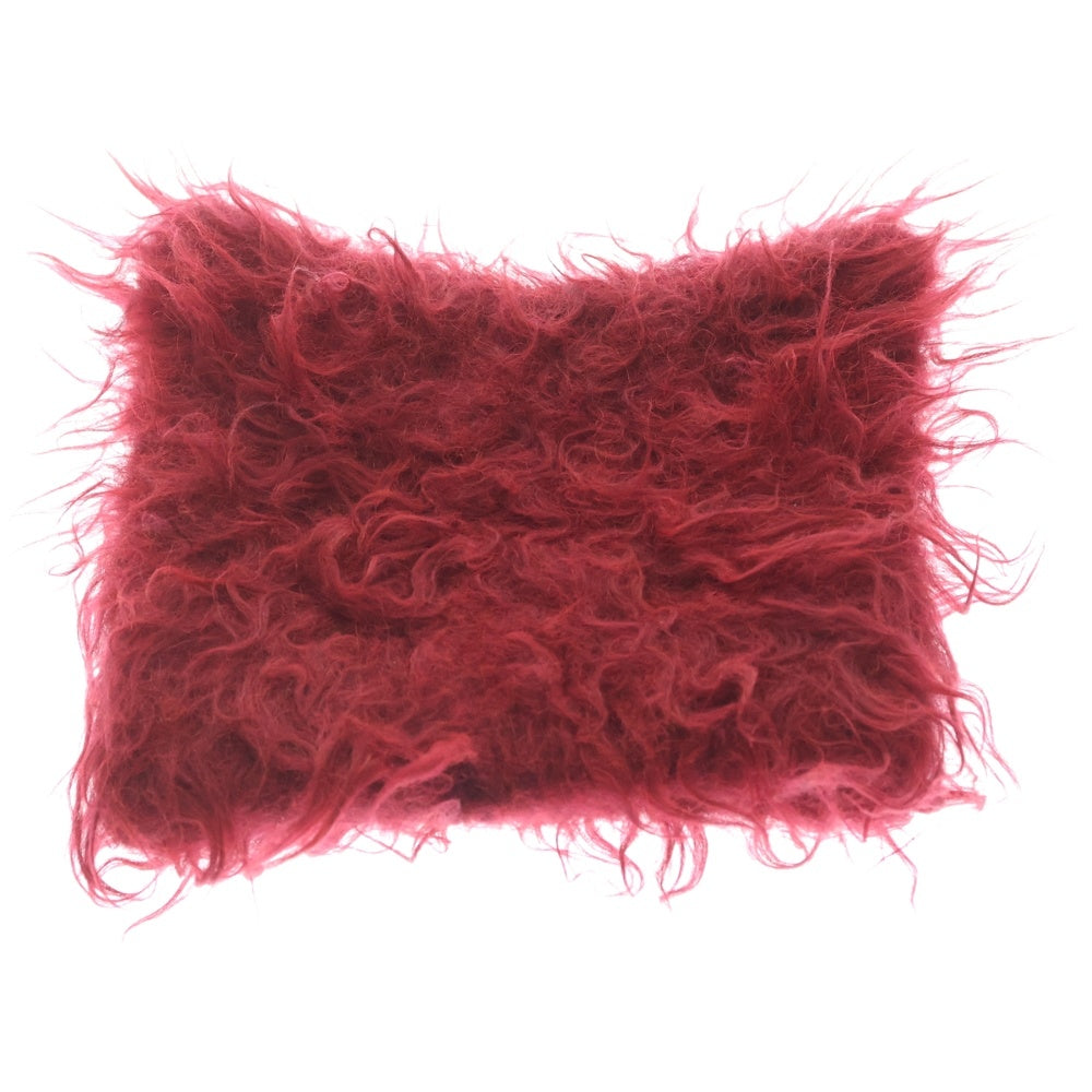 LAD MUSICIAN(ラッドミュージシャン) 25AW Shaggy Knit Devil Cap シャギーニットキャップ レッド 2225-023