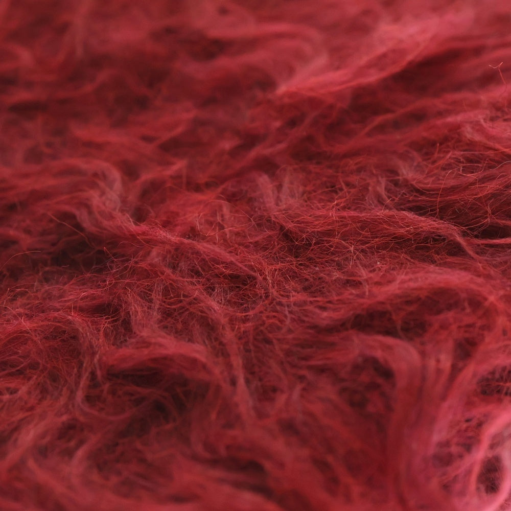 LAD MUSICIAN(ラッドミュージシャン) 25AW Shaggy Knit Devil Cap シャギーニットキャップ レッド 2225-023