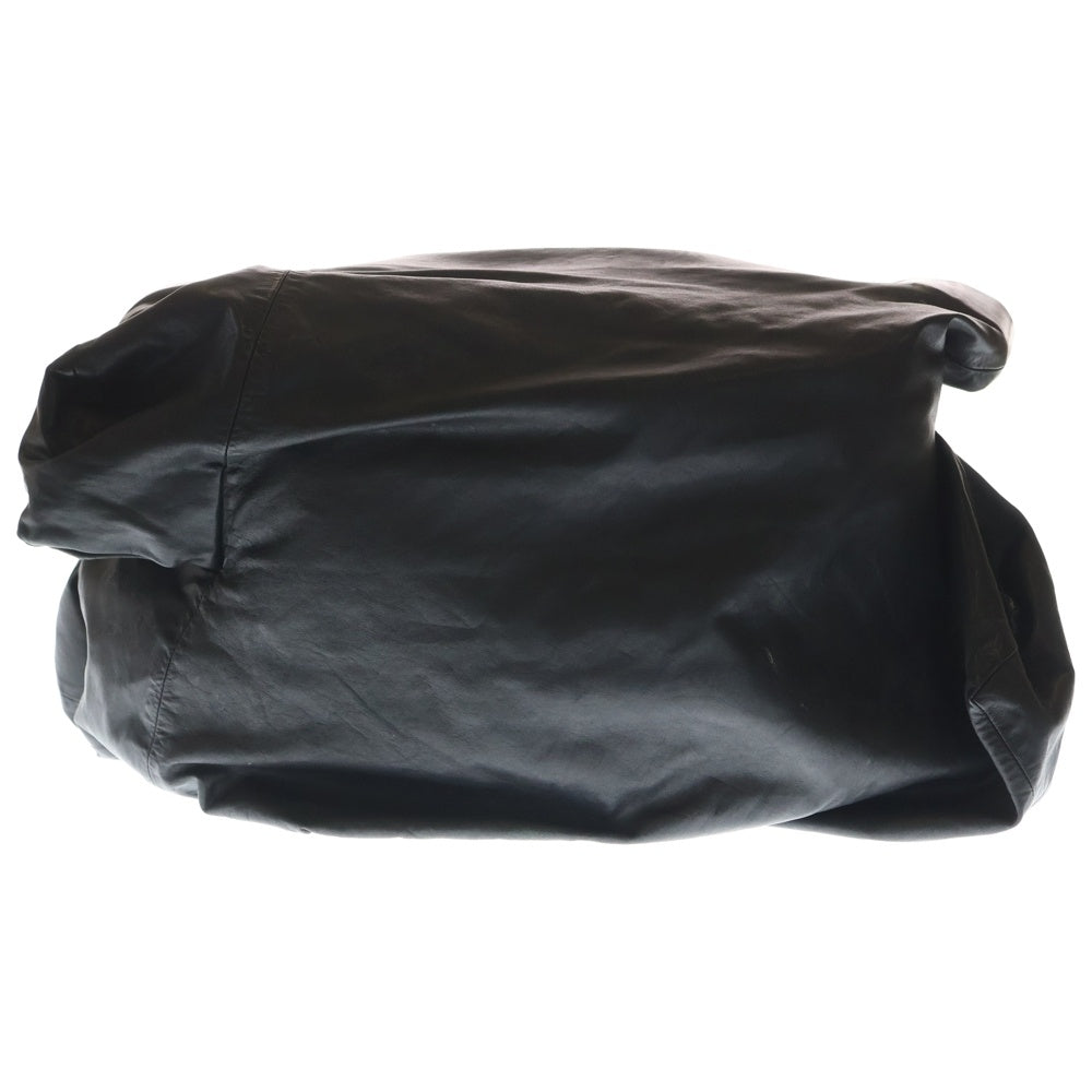 discord Yohji Yamamoto(ディスコード ヨウジヤマモト) 25AW UNEVENNISS LEATHER TOTE BAG アンイーヴンネス レザートートバッグ ブラック