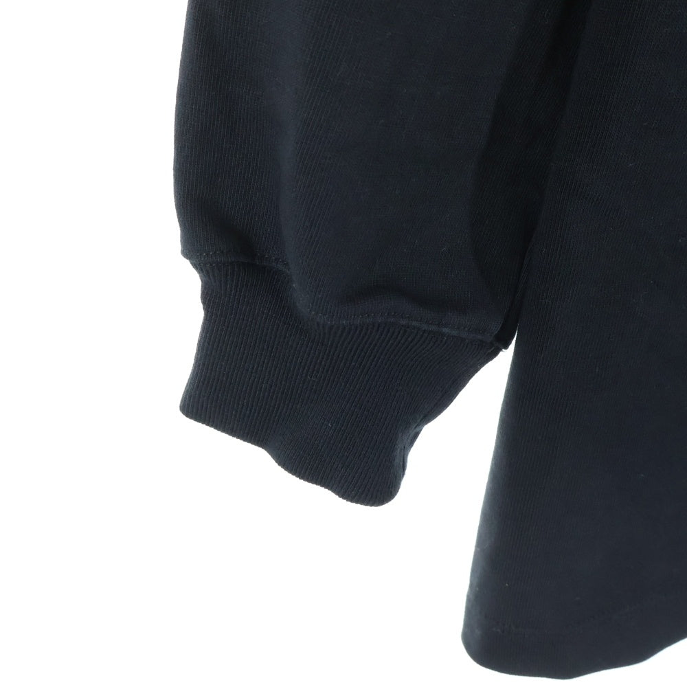 Rick Owens(リックオウエンス) 19AW HEAVY JERSEY HOODIE RU19F4285-BA プルオーバーフーディー パーカー ブラック