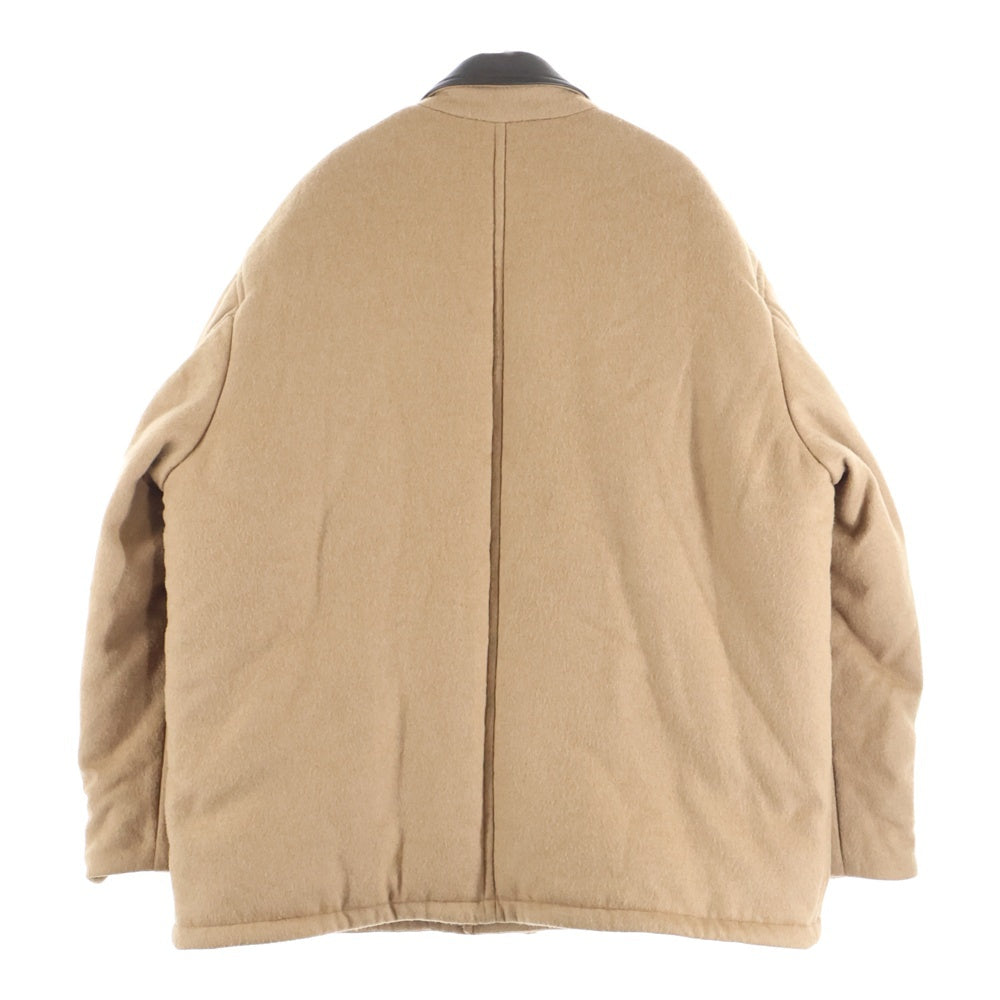 AURALEE(オーラリー) 24AW×DSMG EXCLUSIVE BABY CAMEL PADDING BLOUSON ト#ーハ#ー限定 ヘ#ヒ#ーキャメル パデットブルゾン ジャケット ベージュ A24AB01DG