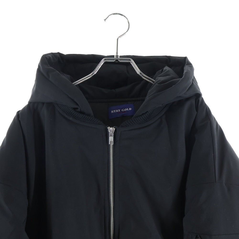 STAYGOLD(ステイゴールド) Hooded Short MA-1 フーデット ショートMA-1 ブラック