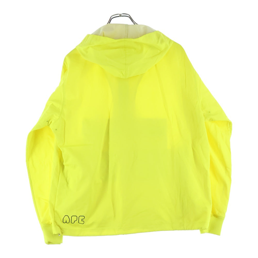 A.P.C(アーペーセー) ロゴプリント アノラック マウンテンパーカー ハーフジップ 24193-1-31361 イエロー