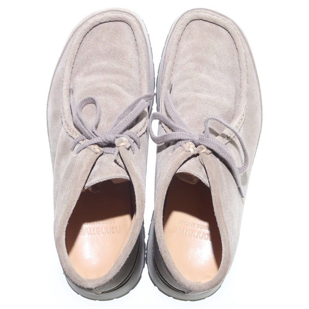 nonnative(ノンネイティブ) HIKER MOC SHOES MID COW LEATHER レザーモックシューズ ダークブラウン NN-F4003