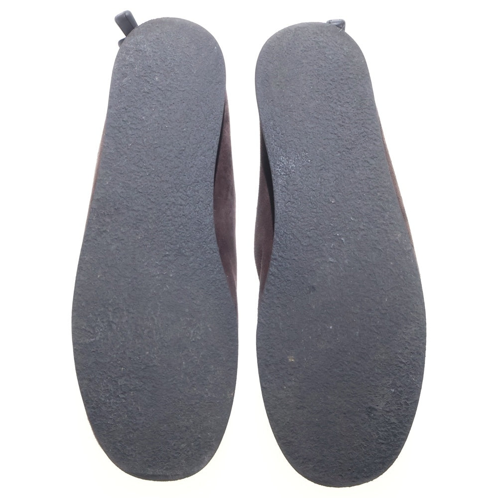 AURALEE(オーラリー) 22AW LAMB SUEDE CORD SHOES スウェードシューズ ダークブラウン A22AS02FT