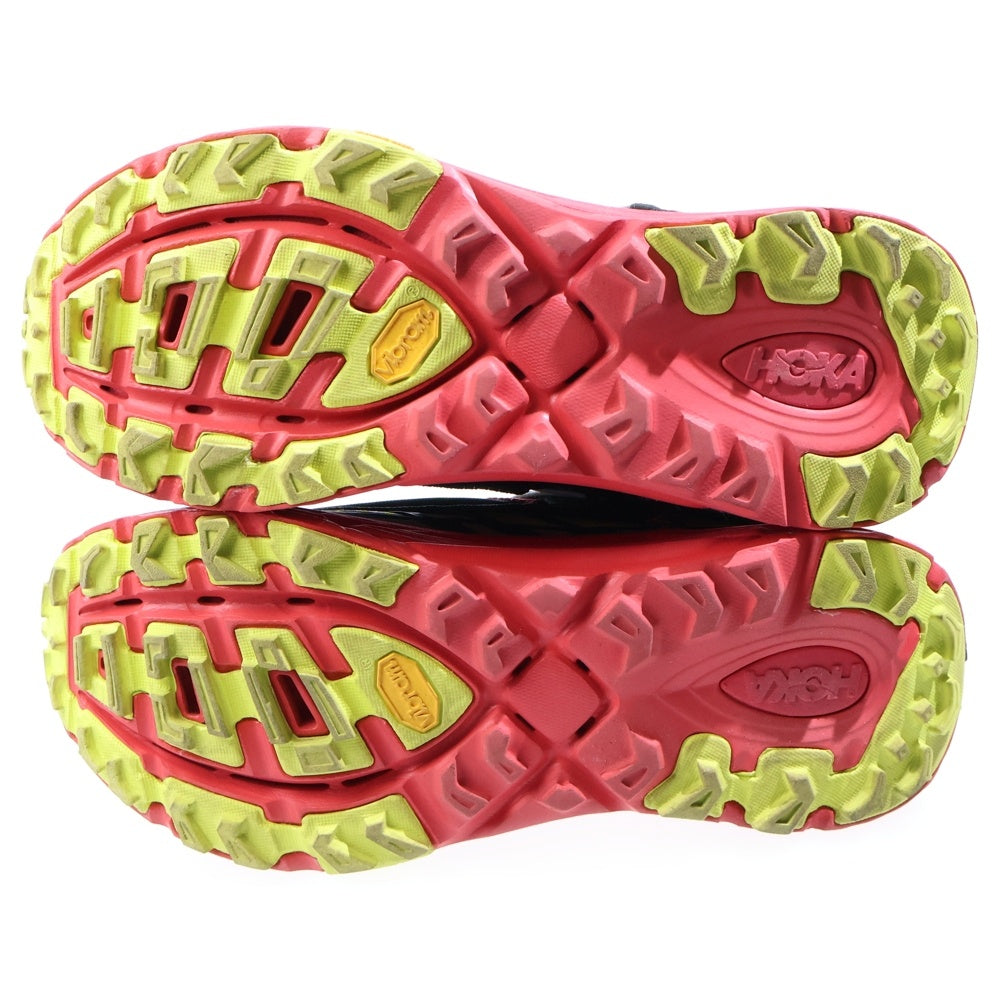 HOKA ONE ONE(ホカオネオネ) ×Nicole McLaughlin MAFATE SPEED THREE2 ニコル マクラフリン マファテ スピード スリー2 2WAYスニーカー ブラック/レッド US8.5/26.5cm 1153931