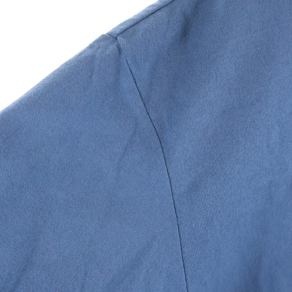 simply complicated(シンプリーコンプリケイティド) SMOOTH L/S TEE コットン ロングスリーブカットソー 長袖 ブルー 25SS1006